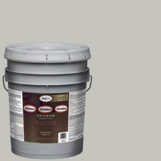 Glidden Premium 5 gal. #HDGCN02D Grey Nuance Satin Latex Exterior Paint HDGCN02DPX 05SA