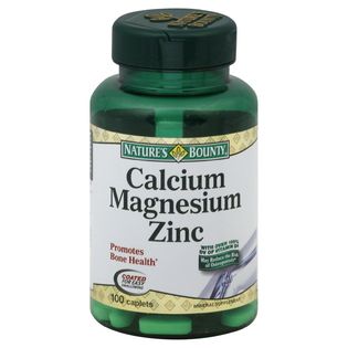 Nature Made Calcium Magnesium Zinc, with Vitamin D, Tablets, Value