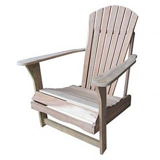 International Concepts Outdoor Adirondack Chair, Unfinished   Outdoor