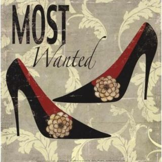 Most Wanted Poster Print by Allison Pearce (12 x 12)