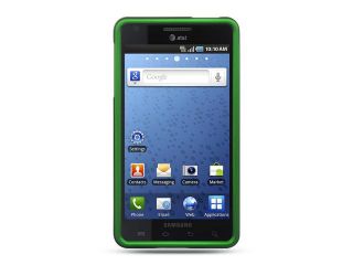 Samsung Infuse 4G I997 Green Crystal Rubberized Case