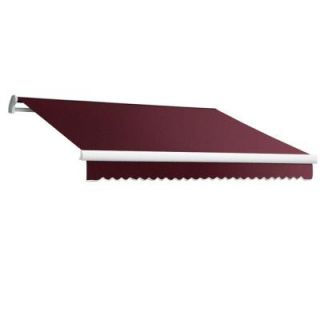 Beauty Mark 10 ft. MAUI EX Model Right Motor Retractable Awning (96 in. Projection) in Burgundy MTR10 EX B