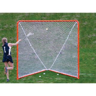 EZ Goal 1.5 Steel Folding Lacrosse Goal with Backstop and Targets