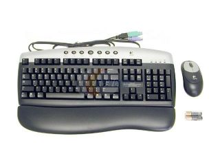 Logitech Premium Desktop 967311 0403 2 Tone 104 Normal Keys 7 Function Keys Only for Mouse Standard Keyboard