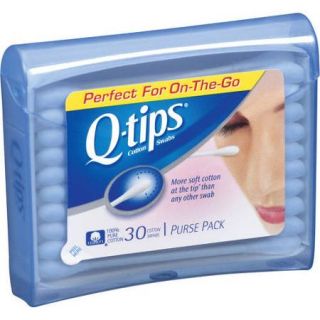 Q tips Swabs Purse Pack 30 Each