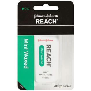 Reach REACH® Mint Waxed Floss Interdental 200 YD PEG   Health