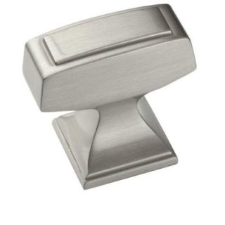 Amerock Mulholland 1 1/4 in. Satin Nickel Rectangle Cabinet Knob BP53029G10