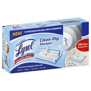 Lysol Clean Flip Sweeper Starter Kit, 1 kit