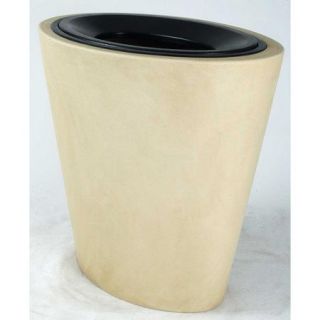 Allied Molded Products 35 Gal Oval Industrial Trash Bin