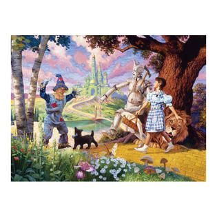 Outset Media Games The Wizard of Oz Puzzle 400 Pcs   Toys & Games