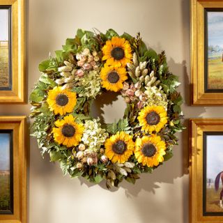 Urban Florals Phalaris Myrtle Wreath