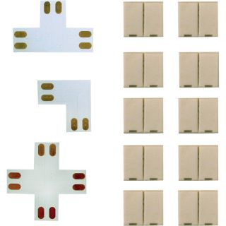 Canarm Flexible LED Tape Connectors Set — 13 Piece, 4-Pin Joiners and Connectors, Model# LED5050CW13  Cabinet   Accent Lighting