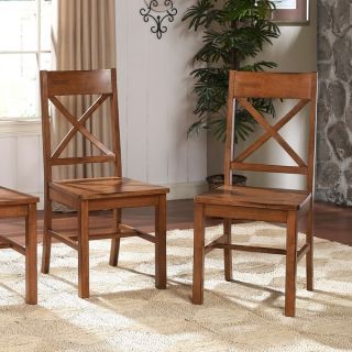 Solid Wood Dining Chairs (Set of 2)