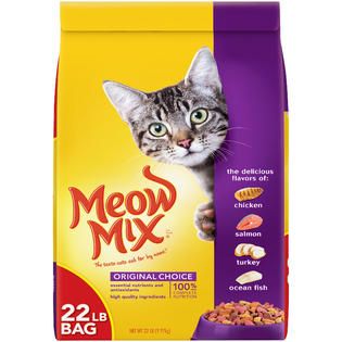Meow Mix Original Choice Dry Cat Food 22 LB STAND UP BAG   Pet