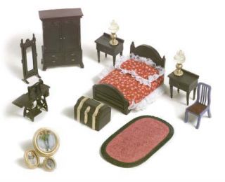 Thomastown 14pc Bedroom Dollhouse Furniture Set —