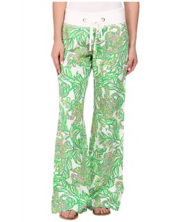 Lilly Pulitzer Beach Pant Resort White Seeing Pink Elephants