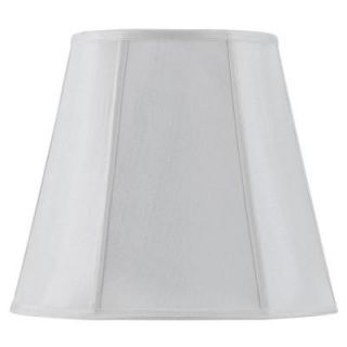 CAL Lighting 16 in. White Vertical Piped Deep Empire Shade SH 8107/16 WH