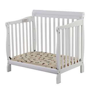 Dream On Me, Aden Convertible 3 in 1 Mini Crib white