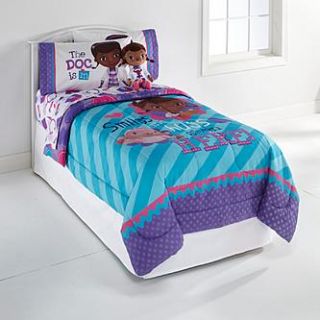 Disney Doc McStuffins Girls Twin Sheet Set   Home   Bed & Bath