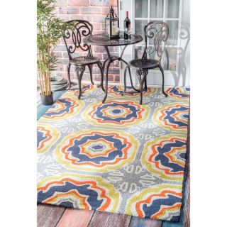 nuLOOM Handmade Indoor/ Outdoor Spanish Tiles Multi Porch Rug (8 x 10