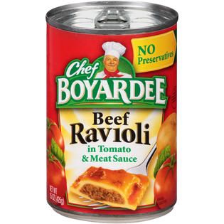 Chef Boyardee In Tomato & Meat Sauce Beef Ravioli 15 OZ CAN   Food