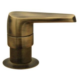 Whitehaus Collection Kitchen Deck Mount Soap/Lotion Dispenser in Antique Brass WHDSD145 AB