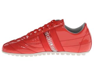 bikkembergs logo sneaker lace up bke106822 coral patent