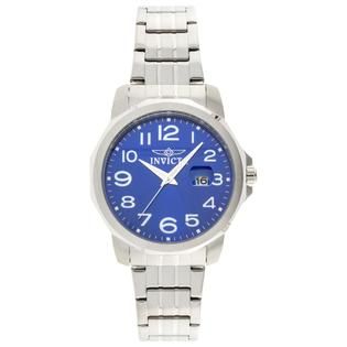 Invicta Specialty Men 44mm Stainless Steel Watch With Blue Dial
