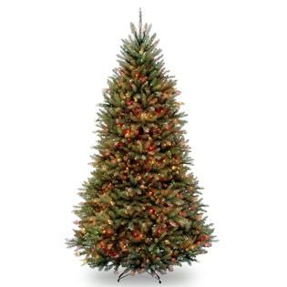 National Tree Company 9 ft. Dunhill Fir Tree with Multicolor Lights