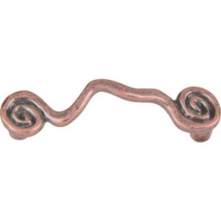 Atlas Homewares Wave Collection Copper 3.75 In Pull 2163 C