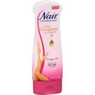 Nair Hair Remover Lotion with Cocoa Butter and Vitamin E, 9 oz