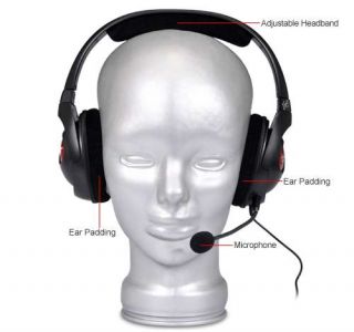 Creative Labs Fatal1ty Gaming Headset   20Hz 20kHz, 40mm Neodymium Driver Unit, Noise Canceling Microphone, Black    51MZ0310AA005