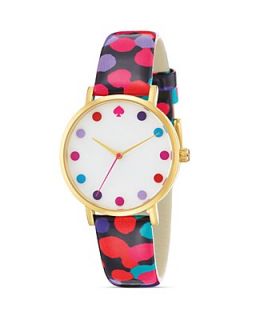 kate spade new york Dancing Floral Dot Metro Watch, 34mm