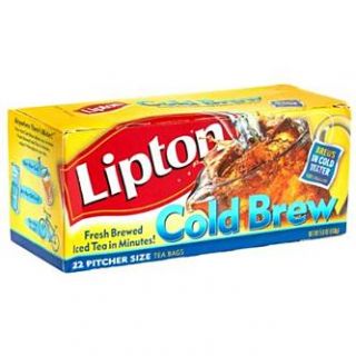 Lipton Cold Brew Iced Tea, Pitcher Size, 22 tea bags   Food & Grocery