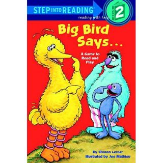 Big Bird Says A Game to Read and Play  Featuring Jim Henson's Sesame Street Muppets