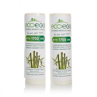 EcoEgg 2 pack Reusable Bamboo Towels   7820419