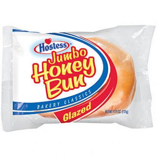 Hostess Jumbo Glazed Honey Bun 4.75 OZ BAG   Food & Grocery   Bread