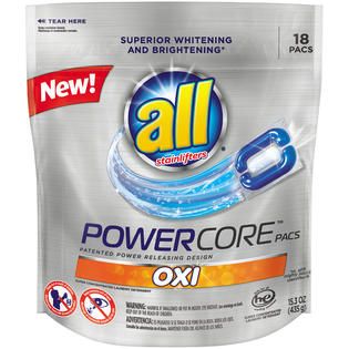 ALL POWERCORE OXI Pacs Super Concentrated Laundry Detergent   Food