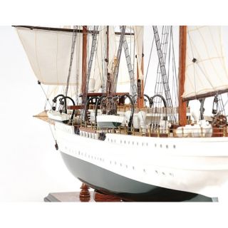 Esmeralda Painted Model Boat by Old Modern Handicrafts