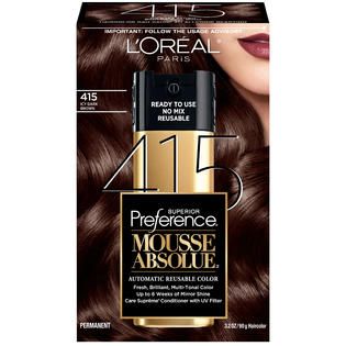 Oreal Icy Dark Brown 415 Hair Color   Beauty   Hair Care   Hair