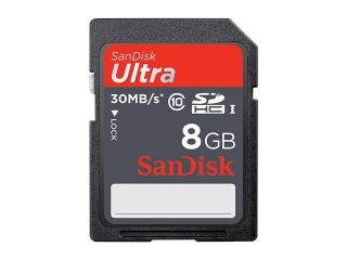 SanDisk 8GB Ultra SDHC UHS I Card   Class 10 30MB/s