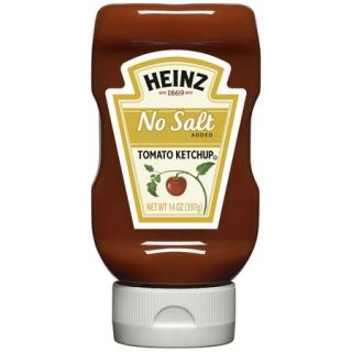 Heinz No Salt Added Tomato Ketchup, 14 oz