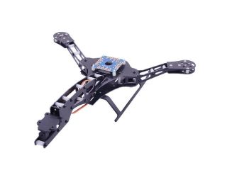 HJ Y3 MWC KK Glass Fiber Portable Tricopter Three 3 axis Multi copter Frame Kit