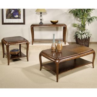 Somerton Home Furnishings Marin Warm Brown Accent Table Set