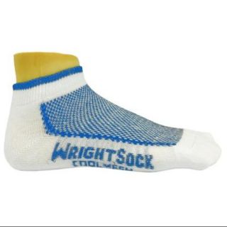 Wrightsock 509 Double Layer Coolmesh Tip Low Quarter Socks, Denim, X Large