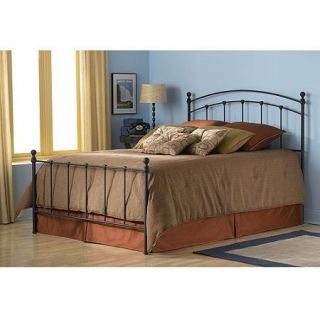 Sanford Queen Bed, Matte Black