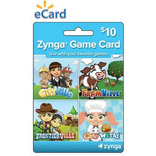 $10 Zynga Game Card 