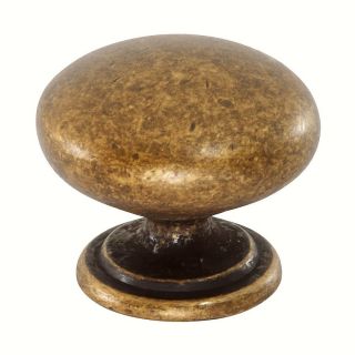 Siro Designs Lancaster Antique Coppertone Brass Round Cabinet Knob