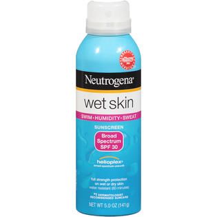 Neutrogena Sunscreen Spray SPF 30 Posted 7/9/2013 Wet Skin Sunblock