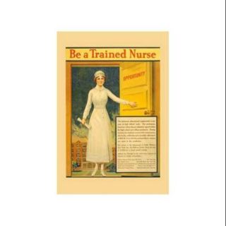 Be A Trained Nurse Print (Unframed Paper Poster Giclee 20x29)